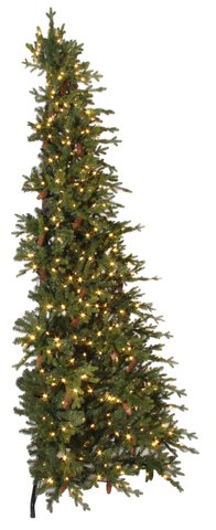 shishi Forest fir half tree with cones 700LED EU 2 75m