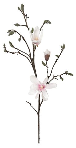 shishi Magnolia branch with open flowers light pink 100cm