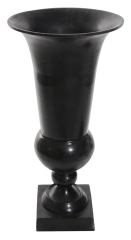 shishi Aluminum slim urn black d31;h63cm