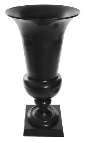 shishi Aluminum slim urn black d41;h77cm