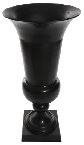 shishi Aluminum slim urn black d52;h104cm