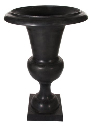 shishi Aluminum urn black d83;h120cm