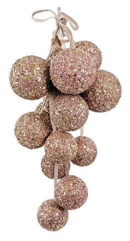 shishi Ball bundle13 pink velvet ribbon 40cm