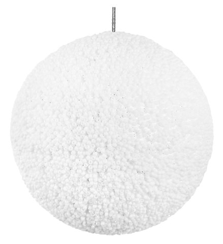shishi Bead ball white mat 12cm