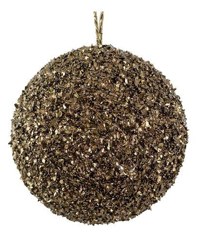 shishi Bead glitter ball brown 10cm