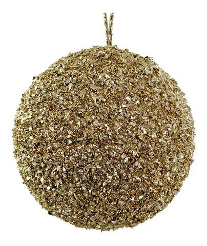 shishi Bead glitter ball champagne 10cm