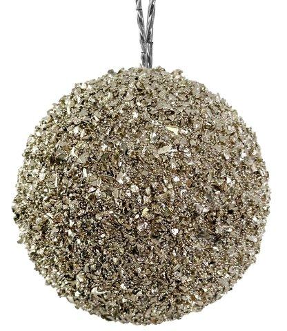 shishi Bead glitter ball silver 8cm