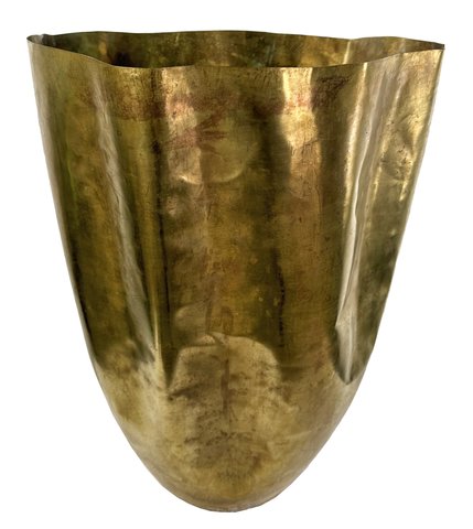 shishi Brass organic planter d38;h45cm