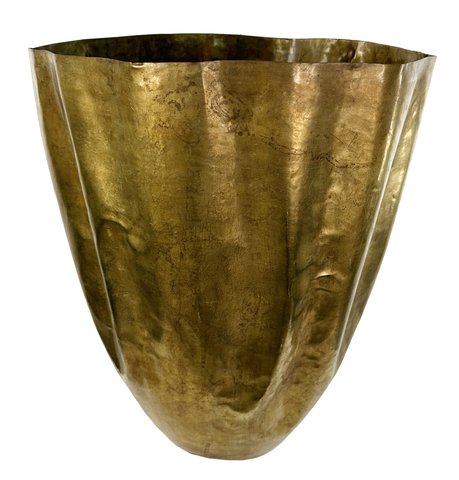 shishi Brass organic planter d40;h50cm