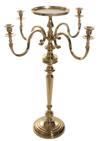 shishi Candleholder 4 with plate 112cm