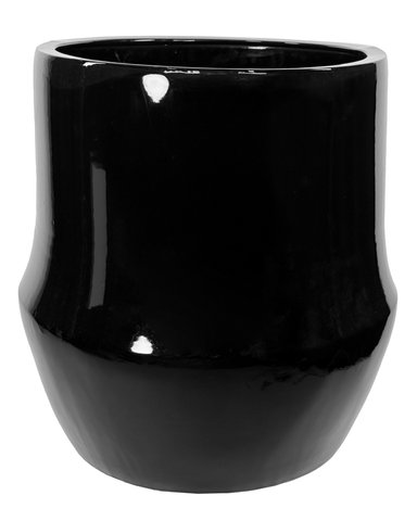 shishi Ceramic bamboo pot black d54;h56cm