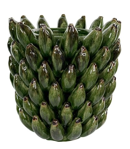 shishi Ceramic banana vase green d24;h25cm