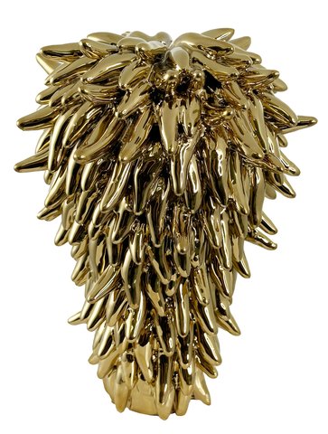 shishi Ceramic chili vase shiny gold d25;h31cm
