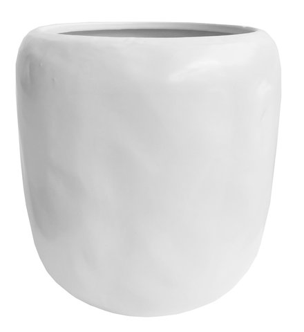 shishi Ceramic conic cylinder white mat d26;h26