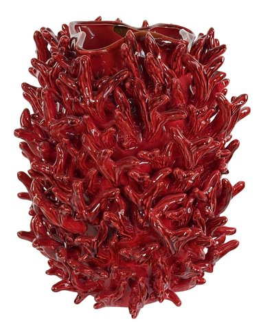 shishi Ceramic coral pot red d35;h44cm