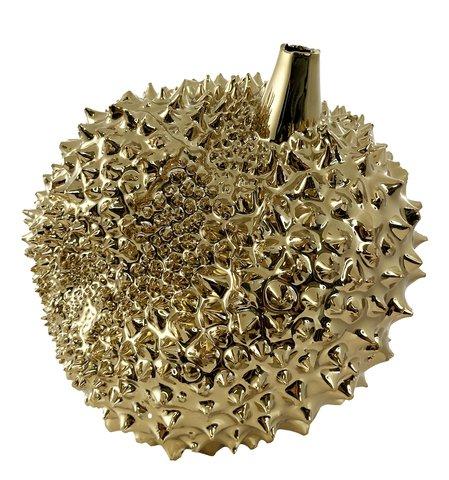 shishi Ceramic durian vase shiny gold 20x18 5x18cm