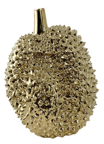 shishi Ceramic durian vase shiny gold 20x18 5x24cm