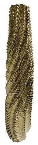 shishi Ceramic floor vase spiral gold h90cm