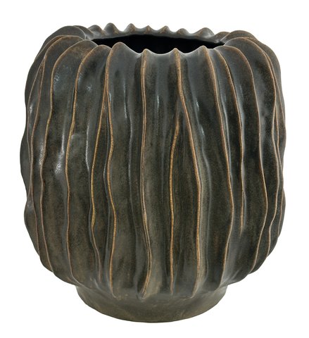 shishi Ceramic lined pot brown d48;h49cm