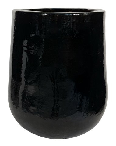 shishi Ceramic planter XL black d54;h65cm