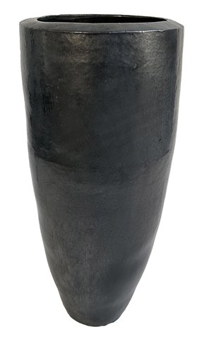 shishi Ceramic pot L anthracite d34;h80cm
