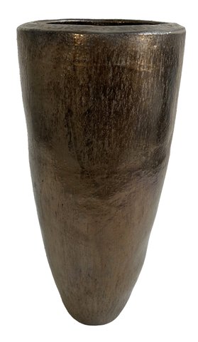 shishi Ceramic pot L metallic gold d34;h80cm