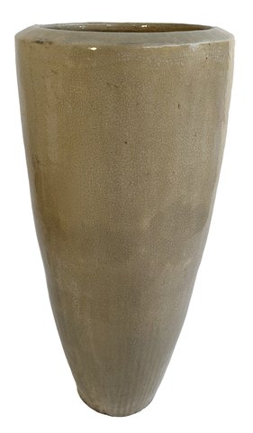 shishi Ceramic pot XL crackled white d53;h120cm