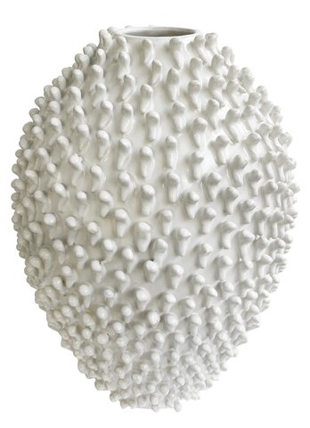 shishi Ceramic studded vase cream d34;h47cm