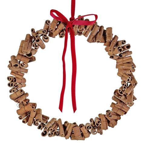 shishi Cinnamon ring red velvet ribbon 30cm