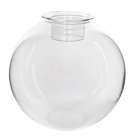 shishi Clear glass ball T-light holder with rem