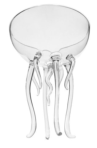 shishi Clear glass bowl on glass legs d11;h15cm