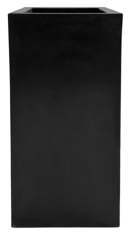 shishi Concrete planter black 30x30x80cm