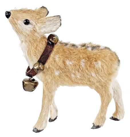 shishi Deer standing with bell 20cm