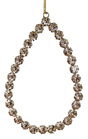 shishi Diamond drop ornament 7cm