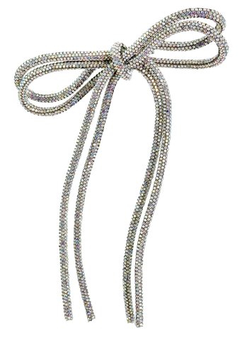 shishi Diamond rope bow iridescent 18cm