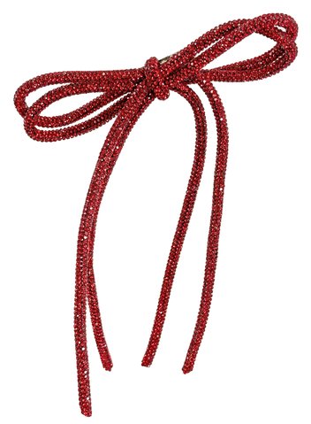 shishi Diamond rope bow red 18cm