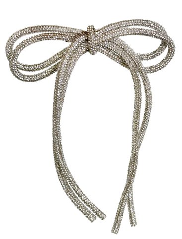 shishi Diamond rope bow silver 18cm