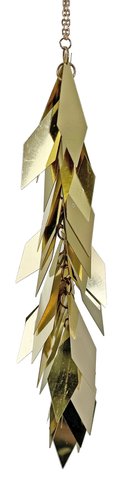 shishi Diamond sequin ornament gold 16cm