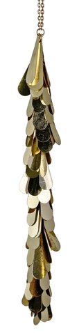 shishi Drop sequin ornament gold 16cm