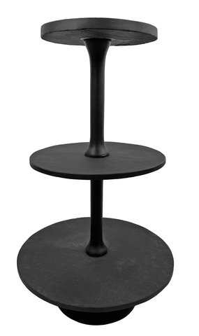 shishi Etagere-3 black marble h83cm