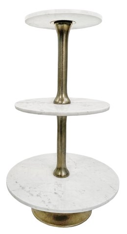 shishi Etagere-3 white marble h83cm
