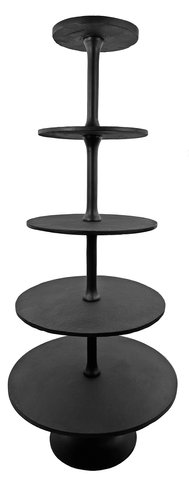 shishi Etagere-5 black marble h163cm
