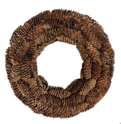 shishi Fir cone wreath natural d31cm