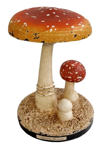 shishi Fly mushrooms on stand h22cm