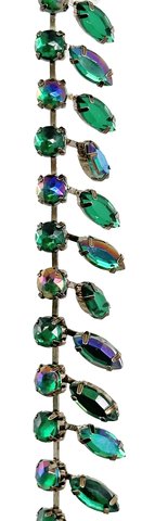 shishi Gem garland green blue 180cm