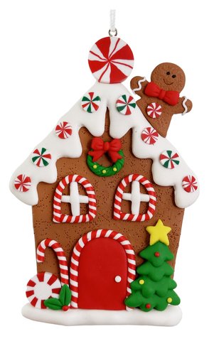 shishi Gingerbread house ornament 13 5cm