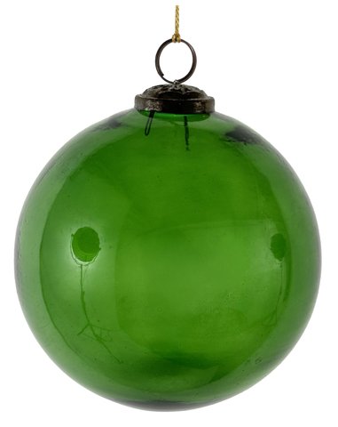 shishi Glass ball green transparent 12cm