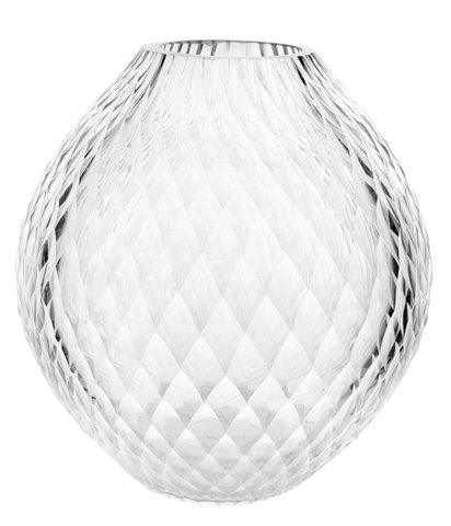 shishi Glass ball vase eye cut clear d27 5;28 5cm