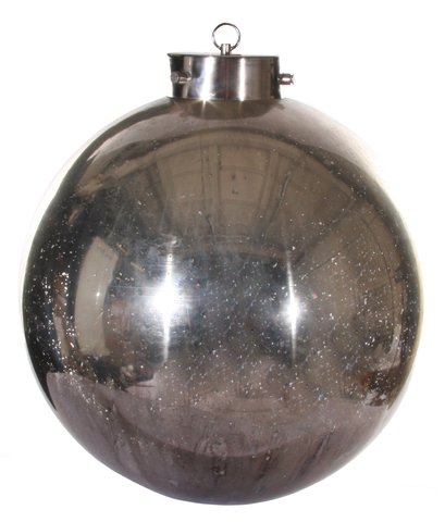 shishi Glass ball XXXL antique silver 50cm