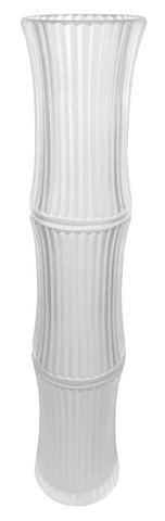 shishi Glass bamboo vase clear d9;h45cm